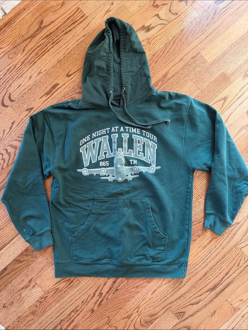 Morgan Wallen One Night at a Time Tour Forest Green Hoodie